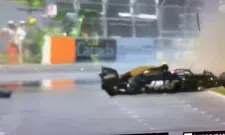 Thumbnail for article: WATCH: Magnussen has MASSIVE crash at the Wall of Champions during qualifying!