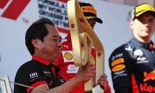 Thumbnail for article: Honda boss admitted he didn't know what to do on podium after first win!