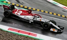 Thumbnail for article: Watch: Kimi Raikkonen parks his Alfa in the gravel at Monza!