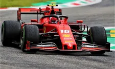 Thumbnail for article: Samenvatting VT1 GP Italië: Leclerc snelste op spekgladde baan