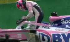 Thumbnail for article: Watch: Sergio Perez crashes out of FP1