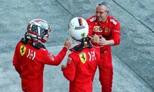 Thumbnail for article: Charles Leclerc thinks he's "lucky" to have Sebastian Vettel as Ferrari team-mate