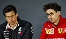 Thumbnail for article: Binotto not served comments Wolff: ''Mercedes always has an opinion''