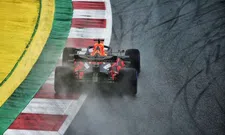 Thumbnail for article: Verstappen vloekend op boordradio na drift: "Zoveel rivieren op de baan!"