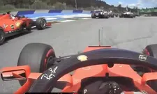 Thumbnail for article: Video | Touché tussen Leclerc en Vettel; Ferrari-coureurs vallen allebei uit