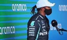 Thumbnail for article: Hamilton speechless after equalling Schumacher record: "I looked up to him"