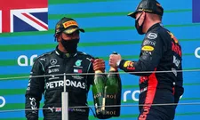 Thumbnail for article: “In dezelfde auto verslaat Verstappen Hamilton”