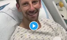 Thumbnail for article: Grosjean bedankt mensen die hem geholpen hebben in video vanuit ziekenhuisbed