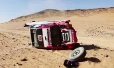 Thumbnail for article: Dakar: Ten Brinke rolled four times, car total loss