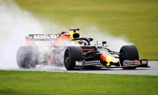 Thumbnail for article: Images: Perez meets Red Bull car on wet Silverstone