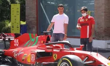 Thumbnail for article: F1 Social Stint | Ferrari krijgt bezoek van een grote voetbalster