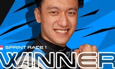 Thumbnail for article: Zhou wint eerste F2-sprintrace in Monaco; Verschoor dertiende