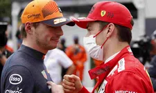 Thumbnail for article: Leclerc ontkent expres gecrasht te zijn; Verstappen niet boos op Ferrari-coureur