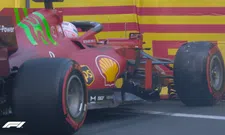 Thumbnail for article: Leclerc parkeert Ferrari in de muur en verliest voorvleugel