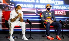 Thumbnail for article: Hamilton kon Verstappen nooit tegenhouden: 'Max was toen ook niet super agressief'