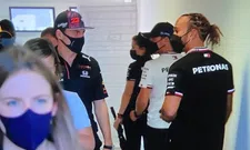 Thumbnail for article: Hamilton and Verstappen meet for the first time since the British GP