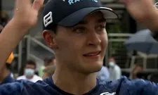 Thumbnail for article: Russell in tears after Williams' first points finish