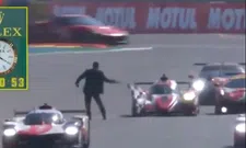 Thumbnail for article: Frijns nearly crashes into flagman on track at finish of 24 Hours of Le Mans