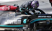 Thumbnail for article: Hamilton gespot met steuntape om zijn nek na crash met Verstappen