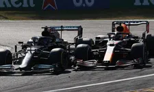 Thumbnail for article: Hamilton drives a completely different line in duel with Verstappen