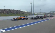 Thumbnail for article: Sainz storms in front at the start of the Russian Grand Prix