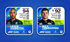 Thumbnail for article: Verstappen drops in driver ratings F1 2021 again, Hamilton keeps rating