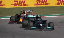 Thumbnail for article: Hamilton komt niet voorbij aan Verstappen: 'Foutje in de laatste ronde'