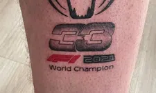 Thumbnail for article: Dedicated Verstappen fan puts outcome of F1 2021 championship in tattoo