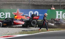 Thumbnail for article: Verstappen over incident met Hamilton: 'Lewis bleef maar drukken'