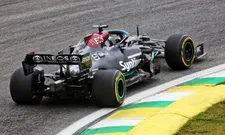 Thumbnail for article: Hamilton remains grounded after P1 in Brazil: "Red Bull will be strong tomorrow"