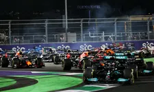 Thumbnail for article: Hamilton almost takes lead at restart, but Verstappen comes back hard.