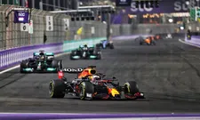 Thumbnail for article: Verstappen regains the lead from P3 on the grid at second restart