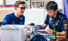 Thumbnail for article: Albon arrives all 'Russell-style' on first day of work at Williams