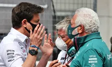 Thumbnail for article: Stroll considers owning Aston Martin engine against Wolff's advice