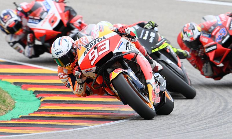 How do riders survive a MotoGP crash