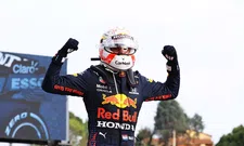 Thumbnail for article: Imola 2021 | Verstappen verslaat blunderende Hamilton op een nat circuit