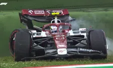 Thumbnail for article: Eerste safety car is een feit: Zhou en Gasly raken elkaar