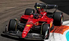 Thumbnail for article: Sainz crasht tijdens VT2 in Miami en veroorzaakt rode vlag