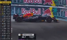 Thumbnail for article: Verstappen verliest zijn RB18 tijdens VT3 in Miami; muur wordt ontweken