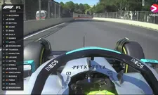 Thumbnail for article: Zien! Hamilton stuitert in Baku als een malle in zijn Mercedes