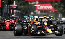 Thumbnail for article: Perez has excellent start in Baku and takes P1 away from Leclerc