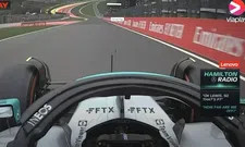 Thumbnail for article: De veelzeggende reactie van Hamilton na horen gat richting Verstappen