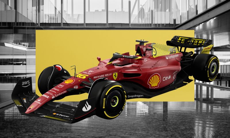 Ferrari F1-75 para a Fórmula 1 2022 é apresentado oficialmente - fotos