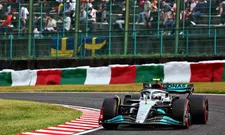 Thumbnail for article: Mercedes drives with bigger rear wing, but fears Alpines Sunday