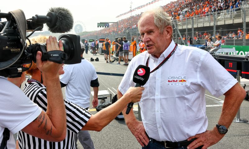 Helmut Marko freut sich über die Pole Position: "Wir dachten, es wäre schon vorbei."