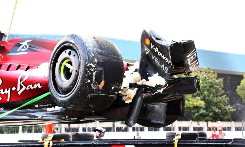 Leclerc no tiene que preocuparse tras su accidente en la FP2: "No hay penalización en la parrilla