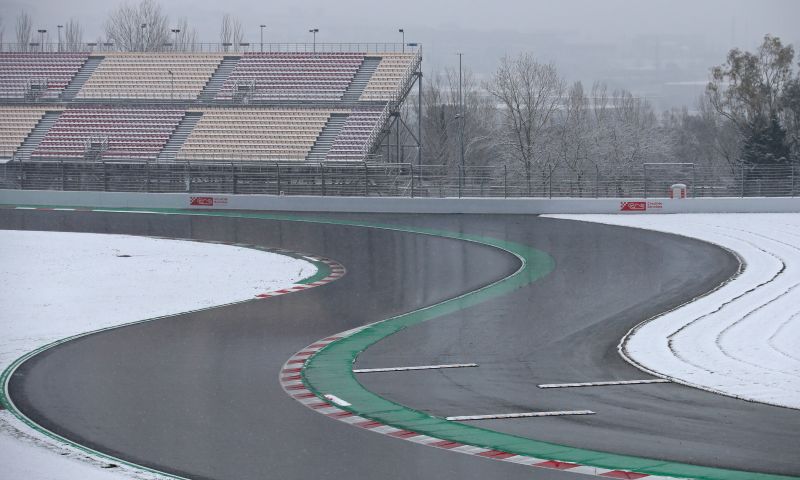 Formule 1 in de sneeuw