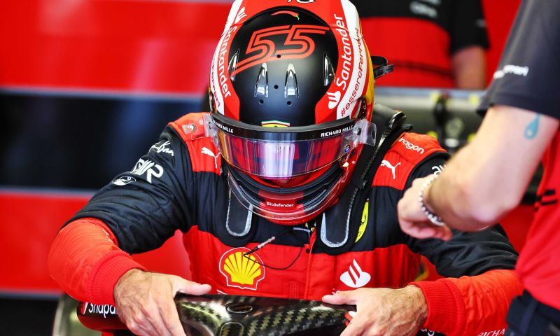 Sainz completa il test Ferrari