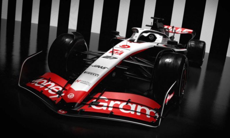 Haas' 2022 and 2023 cars compared
