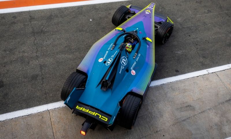 Frijns ePrix Hyderabad Van der Linde